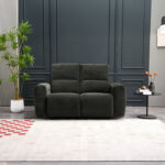 Diivan MATIAS 2-kohaline elektriline recliner 162x90xH100cm, hall Diivanid