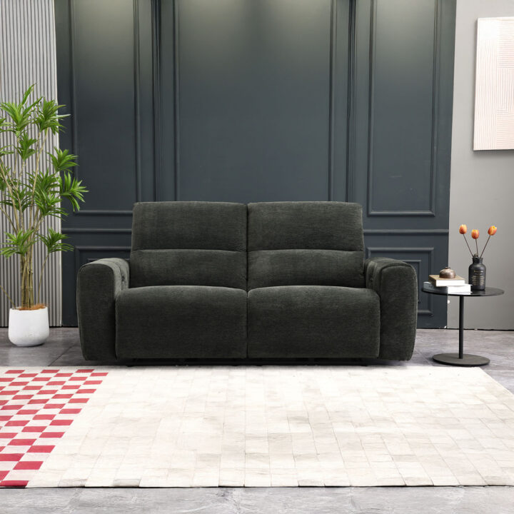 Diivan MATIAS 3-kohaline elektriline recliner 202x90xH100cm, hall Diivanid