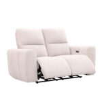 Diivan MATIAS 2-kohaline elektriline recliner 162x90xH100cm, helebeež Diivanid
