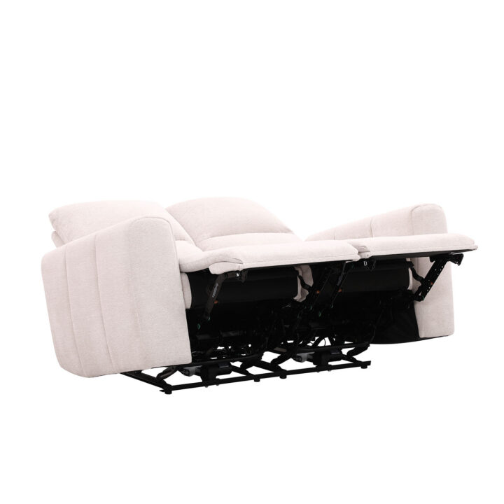 Diivan MATIAS 2-kohaline elektriline recliner 162x90xH100cm, helebeež Diivanid
