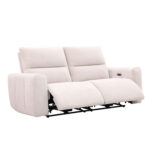 Diivan MATIAS 3-kohaline elektriline recliner 202x90xH100cm, helebeež Diivanid