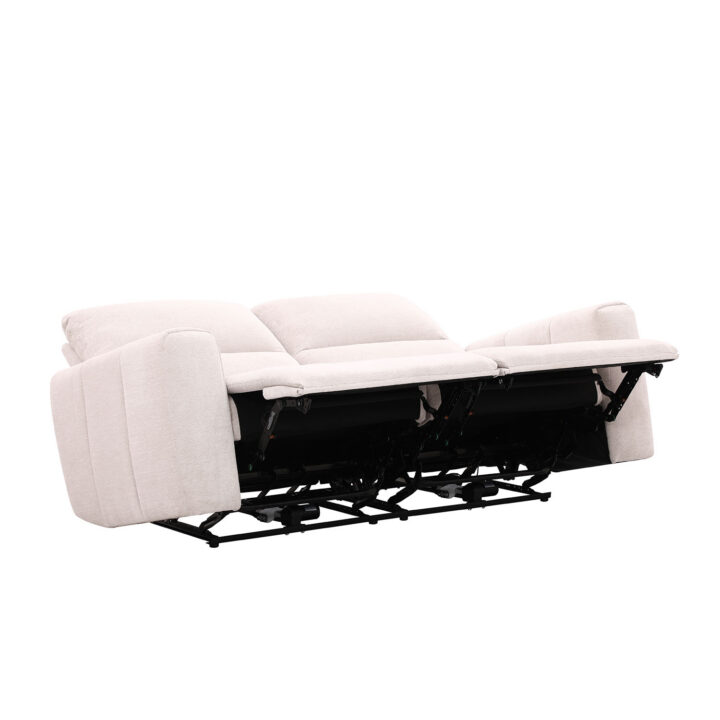 Diivan MATIAS 3-kohaline elektriline recliner 202x90xH100cm, helebeež Diivanid