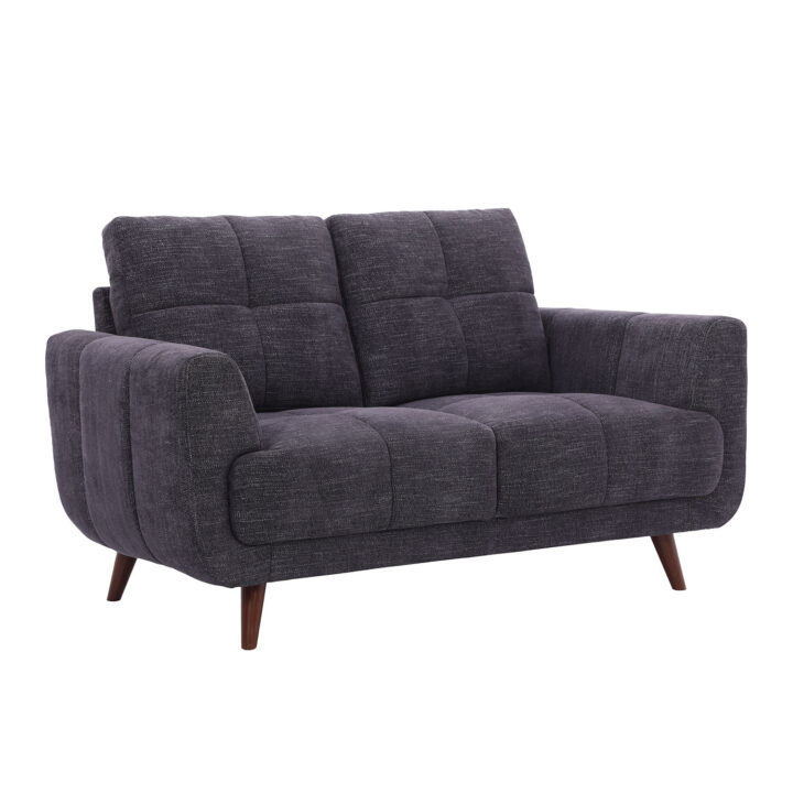Diivan STEVE 2-kohaline 154x88xH90cm, tumehall Diivanid