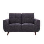 Diivan STEVE 2-kohaline 154x88xH90cm, tumehall Diivanid