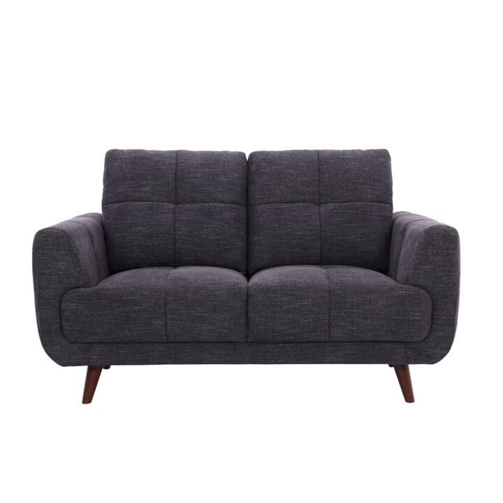 Diivan STEVE 2-kohaline 154x88xH90cm, tumehall Diivanid
