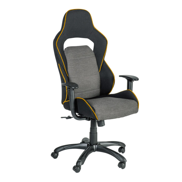 Töötool COMFORT, 69x68xH120-130cm, must/hall/oran˛, polüesterkangas, plastik Arvutitoolid ja töötoolid Arvutitoolid ja töötoolid