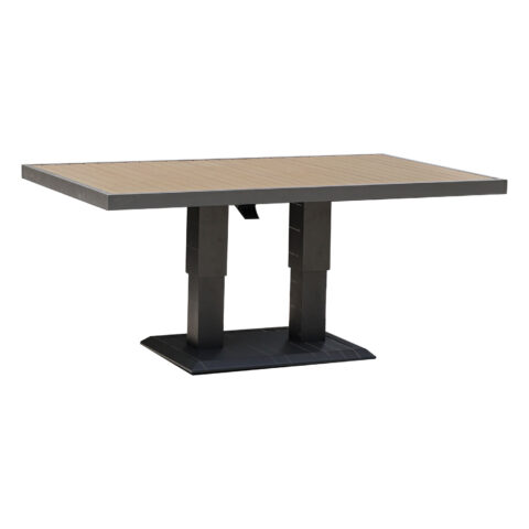 Laud PARKER 150x90xH52-75cm, hall Aialauad