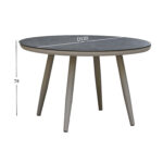 Laud SILVA D120xH75cm, hallikasbeež Aialauad