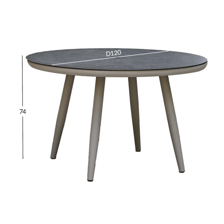 Laud SILVA D120xH75cm, hallikasbeež Aialauad