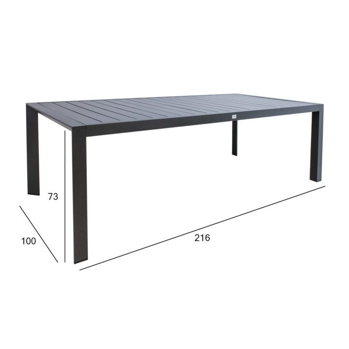 Laud TOMSON 216x100xH73cm, tumehall Aialauad Aialauad