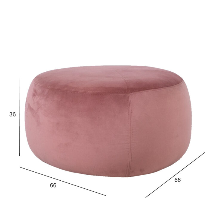 Tumba UMI vanaroosa samet, 66x66xH36cm, puit, MDF, polüesterkangas Elutoamööbel Elutuppa jõuludeks