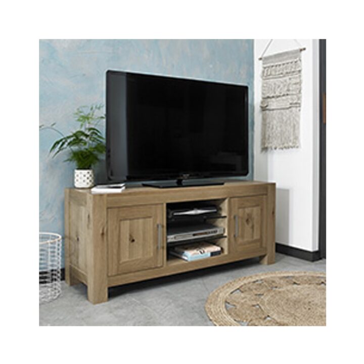 TV-laud TURIN 135x44xH57cm hele tamm, tammespooniga MDF, puit, õlitatud Söögituba SARI
