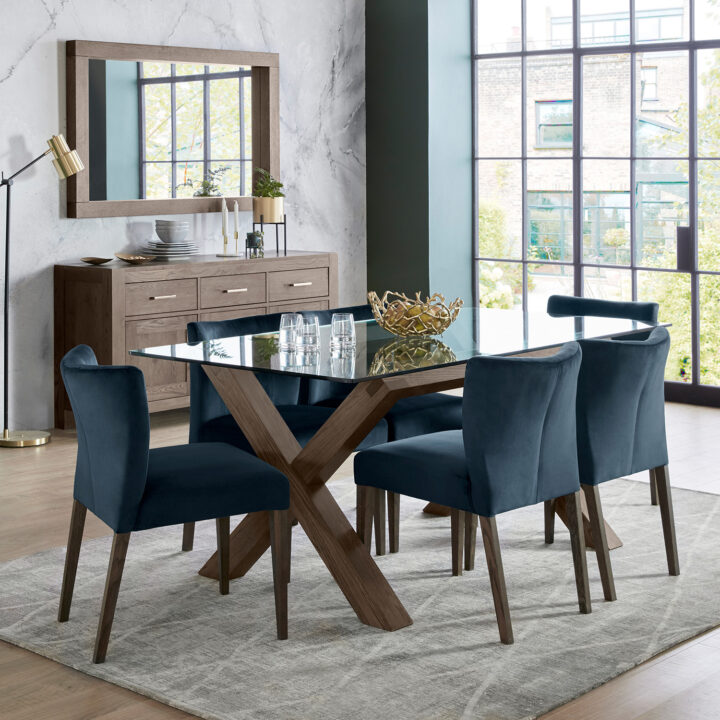 Söögilaud TURIN 180x90xH75cm, suitsutamm Söögilauad H02-200 Söögilauad