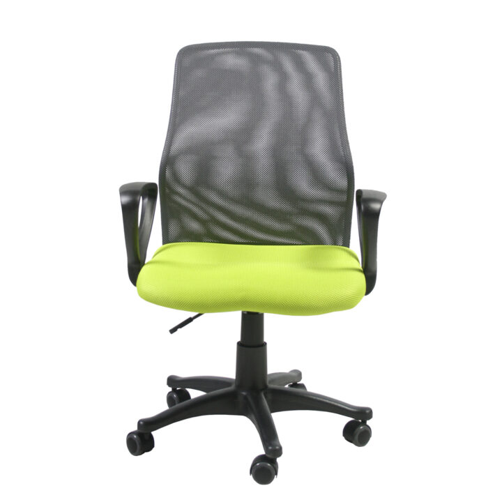Töötool TREVISO, 59x58xH90-102cm, roheline/hall, polüesterkangas, plastik Arvutitoolid ja töötoolid Arvutitoolid ja töötoolid