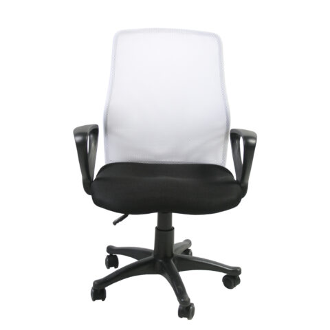 Töötool TREVISO, 59x58xH90-102cm, must/valge, polüesterkangas, plastik Arvutitoolid ja töötoolid Arvutitoolid ja töötoolid