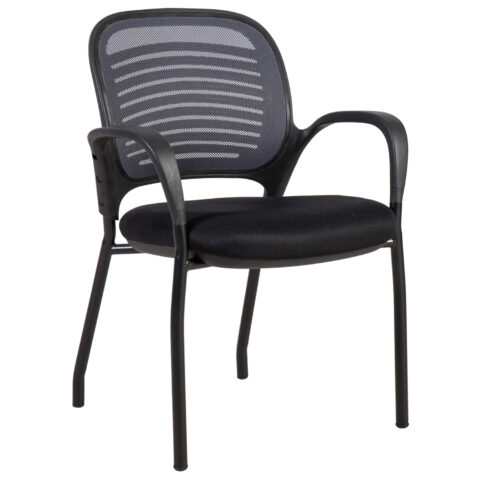 Klienditool TORINO 59x59xH84cm, hall/must Klienditoolid Klienditoolid