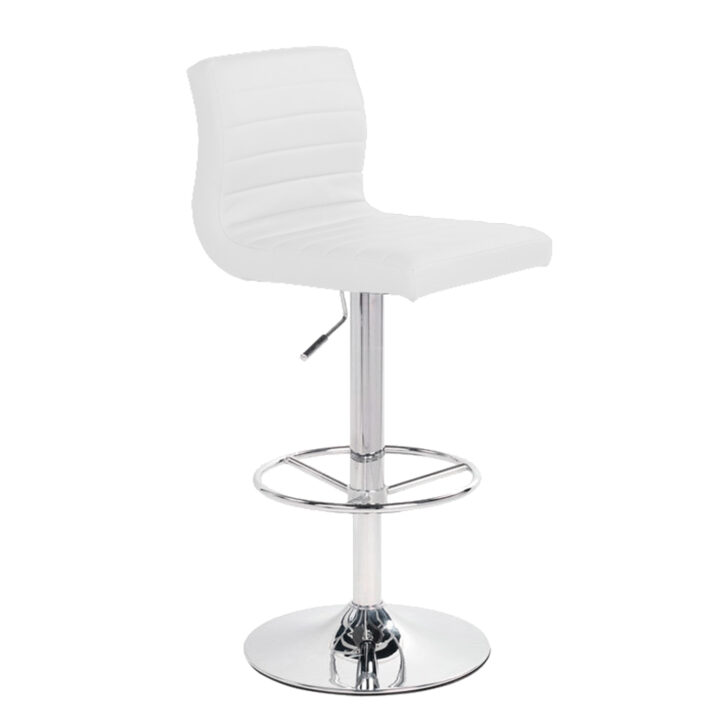 Baaripukk AURA 46x42xH88-109cm, valge Baaripukid ja baarilauad Baaripukid ja baarilauad