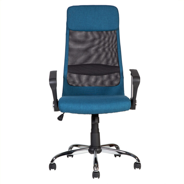 Töötool DARLA, 62x63xH116-126cm, sinine, polüesterkangas, metall Arvutitoolid ja töötoolid Arvutitoolid ja töötoolid