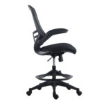 Kõrge töötool TRIBECCA 62,5x62xH109-128,5cm, must Arvutitoolid ja töötoolid Arvutitoolid ja töötoolid