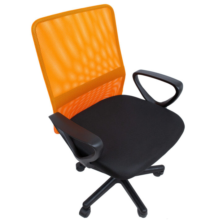 Töötool BELINDA, 59x56xH86,5-98,5cm, must/oran˛, polüesterkangas, plastik Arvutitoolid ja töötoolid Arvutitoolid ja töötoolid