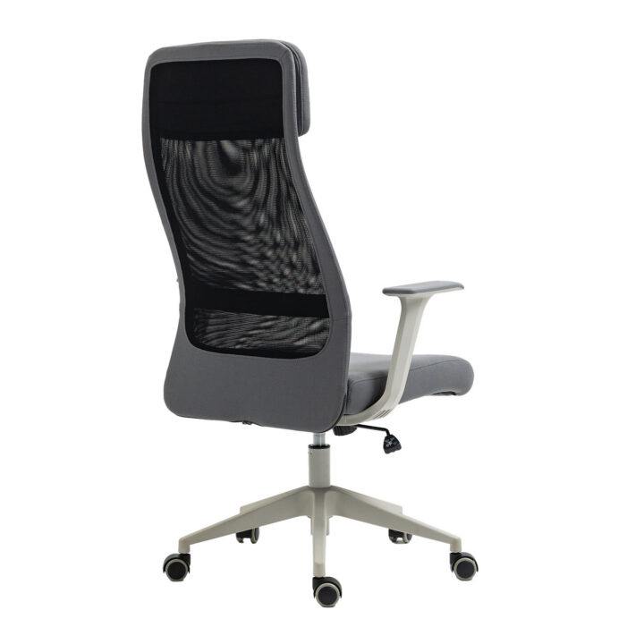 Töötool ELMER 67x62xH113-124cm, hall / must Arvutitoolid ja töötoolid