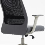 Töötool ELMER 67x62xH113-124cm, hall / must Arvutitoolid ja töötoolid