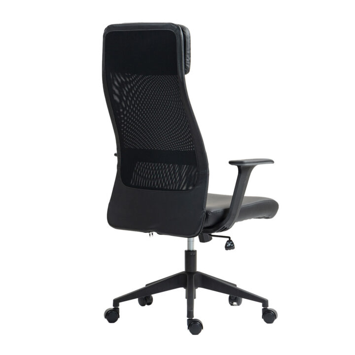 Töötool ELMER 67x62xH113-124cm, must Arvutitoolid ja töötoolid