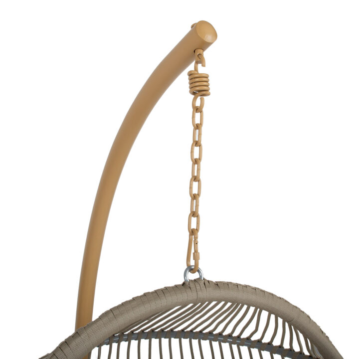 Ripptool CORDY beež 103x103xH190cm, terasraam, nöörpunutis Kiiged ja ripptoolid Esilehe tooted