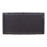 Säilituskast SAYA 122×54,5x63cm/380L, hall plastik Aiadiivanid ja komplektid G02-500 Padjakastid