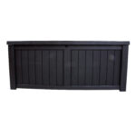 Säilituskast PRAIA 143×67,5×60,5cm/450L, must plastik Aiadiivanid ja komplektid G02-500 Padjakastid