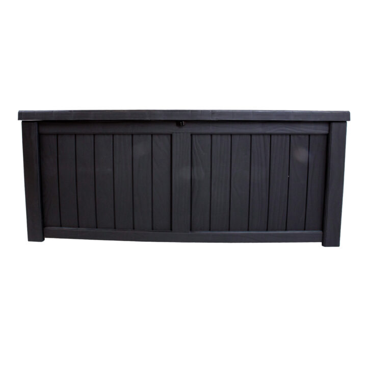 Säilituskast PRAIA 143×67,5×60,5cm/450L, must plastik Aiadiivanid ja komplektid G02-500 Padjakastid