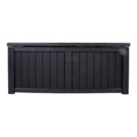 Säilituskast PRAIA 143×67,5×60,5cm/450L, must plastik Aiadiivanid ja komplektid G02-500 Padjakastid