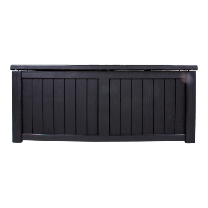 Säilituskast PRAIA 143×67,5×60,5cm/450L, must plastik Aiadiivanid ja komplektid G02-500 Padjakastid
