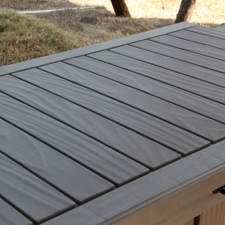 Säilituskast PRAIA 143×67,5×60,5cm/450L, must plastik Aiadiivanid ja komplektid G02-500 Padjakastid