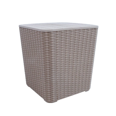 Säilituskast BOCAS 39x39x42cm, hall plastik Aiadiivanid ja komplektid G02-500 Padjakastid