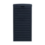 Prügikast GALA 78x41xH86cm/230L, must plastik Aiadekoratsioonid