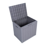Säilituskast PORTOLA 56x43xH53cm/118L, hall plastik Aiadekoratsioonid