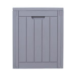 Säilituskast PORTOLA 56x43xH53cm/118L, hall plastik Aiadekoratsioonid
