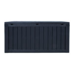 Säilituskast BOMM 117,5×47,5xH59cm/300L, must plastik Aiadekoratsioonid