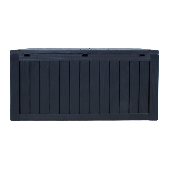 Säilituskast BOMM 117,5×47,5xH59cm/300L, must plastik Aiadekoratsioonid