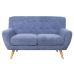 Diivan RIHANNA 2-kohaline 140x84xH87cm, sinine Diivanid Diivanid