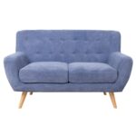Diivan RIHANNA 2-kohaline 140x84xH87cm, sinine Diivanid Diivanid