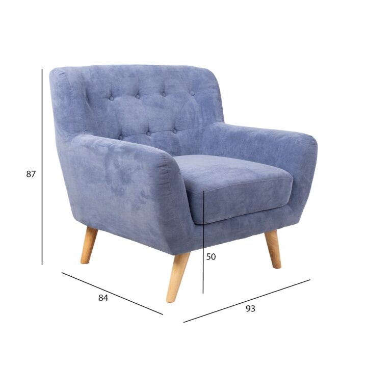 Tugitool RIHANNA 93x84xH87cm, sinine Diivanid 3+2+1 Diivanid 3+2+1