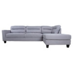 Nurgadiivan HELSINKI PN 268×83/158xH88cm, helehall Diivanid Diivanid