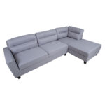 Nurgadiivan HELSINKI PN 268×83/158xH88cm, helehall Diivanid Diivanid