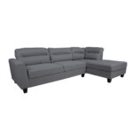 Nurgadiivan HELSINKI PN 268×83/158xH88cm, tumehall Diivanid Diivanid