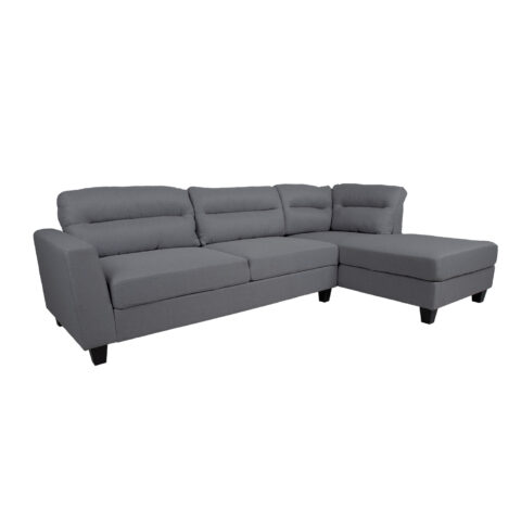 Nurgadiivan HELSINKI PN 268×83/158xH88cm, tumehall Diivanid Diivanid
