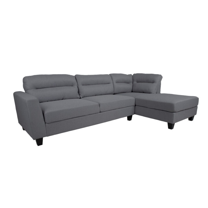 Nurgadiivan HELSINKI PN 268×83/158xH88cm, tumehall Diivanid Diivanid
