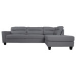 Nurgadiivan HELSINKI PN 268×83/158xH88cm, tumehall Diivanid Diivanid