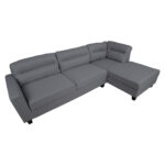 Nurgadiivan HELSINKI PN 268×83/158xH88cm, tumehall Diivanid Diivanid